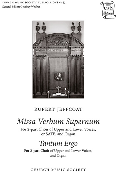 Front cover image of Missa Verbum supernum