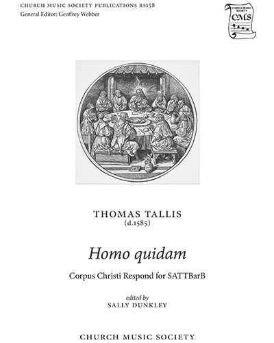Front cover image of Homo quidam by Thomas Tallis 
